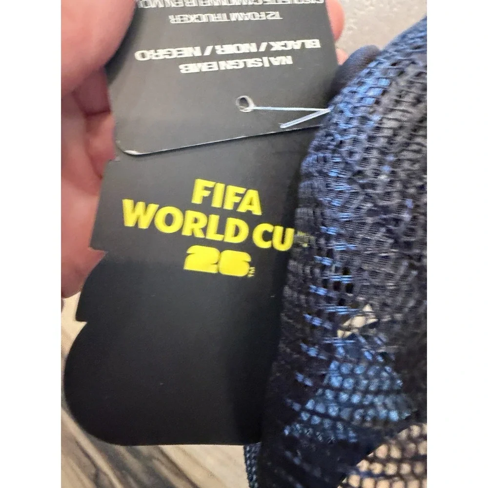 FIFA World Cup 2026 We Are 26 Foam Trucker Hat Black Snapback NWT Licensed